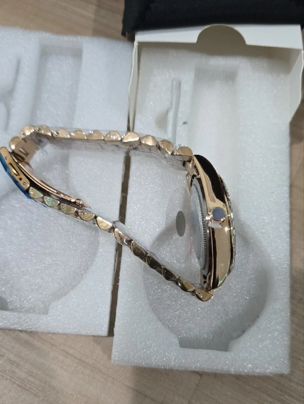 Men’s Rose Gold Stainless Steel Wristwatch - Brown Dial